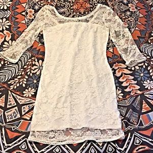 Forever 21 White Lace Dress